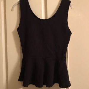 Peplum tank